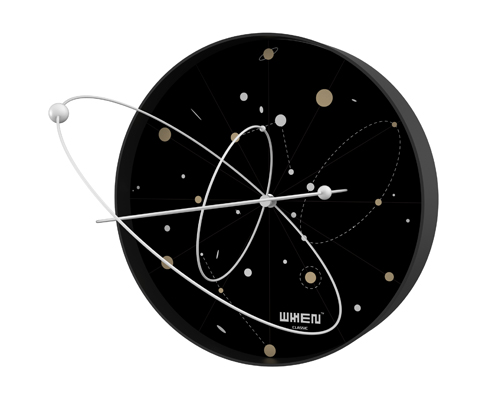 The solar system clock restores the moving status of three stars